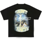 Saint Vanity Blurry Cross T Shirt Black (2)