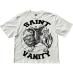 Saint Vanity Griffin T Shirt White Red (1)